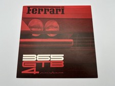FERRARI 365 GTB4 DAYTONA PLEXI 1968 | FACTORY SALES BROCHURE | PROSPEKT | #25/68 picture