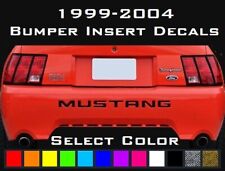MUSTANG Bumper Insert Decals Rear letter Inlay Stickers fits 99-04 Mustang V6 GT picture