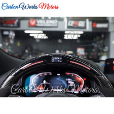 Alcantara LED Carbon Fiber Steering Wheel For BMW M5 F10 M6 F12 F13 5 6 7 Series picture