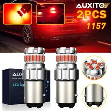 2pcs 1157 LED Bulbs Red Tail Stop Brake Turn Signal Light 2057 2357 7528 BAY15D picture
