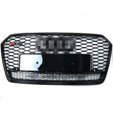 For Audi A7 S7 RS7 Style 2016-2018 Front Honeycomb Mesh Grill Grille W/ Quattro picture