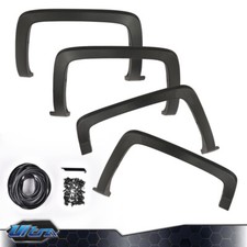 4Pc Fit For 2014-2019 Chevy Silverado 1500 2500 3500 Factory Style Fender Flares picture