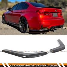 For 15-2020 BMW F80 M3 F82 F83 M4 Carbon Fiber Rear Bumper Side Corner Extension picture