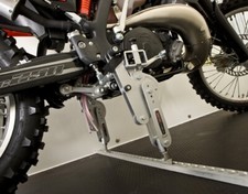 Moto Cinch strapless tie downs for motorcycles (MX L-Track) picture