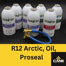 Envirosafe Arctic Air for R12 Auto AC, Proseal & Oil & Brass Hose kit picture