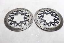 11-25 SUZUKI GSXR 750 600 OEM FRONT LEFT RIGHT BRAKE ROTORS DISCS 4.9MM picture