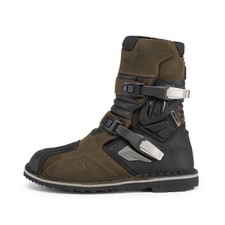 Forma TERRA EVO LOW dry motorcycle boots, UNBOXED adventure adv brown black gear picture
