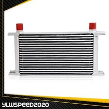 19 Row 10AN Aluminum Engine Transmission Oil Cooler Silver New Fit For Universal picture