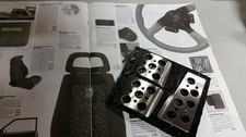SALEEN ALUMINUM RACING PEDALS 87-93 MUSTANG 94-04 FITS SSC GT LX STEEDA SVO DECH picture
