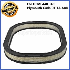 Oval Six Pack Air Filter Element for HEMI 440 340 Plymouth Cuda RT TA AAR picture