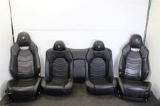 2013 Maserati GranTurismo S Black Front And Rear Seat Set Factory OEM 13-19 picture