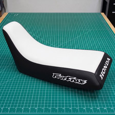 Honda ATC 200X Seat Cover For 1983 To 1985 Models White Black Vinyl Seat Cover picture