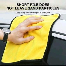 Microfiber Cleaning Cloth No-Scratch Rag Car Polishing Detailing Towel picture