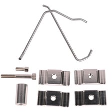 NEW 1st, 2nd Gen For CUMMINS 12V Stainless Heater Lines + Clamps KIT US picture