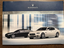 2007 Maserati Quattroporte Sport Executive GT Deluxe Sales Brochure Booklet picture