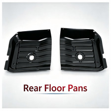 For 1978-88 El Camino, Malibu, Regal, Cutlass, Monte Carlo Rear Floor Pans Pair picture