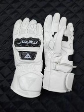 Dainese Druid 3 gloves White Motorcycle Racing Leather Gloves  picture
