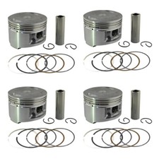 4 Sets Piston & Rings Kit STD 65mm for Kawasaki ZX600 Ninja ZX6 ZZR600 1990-2006 picture