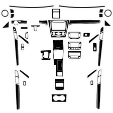 70Pcs Glossy Piano Black Set Full Interior Trim Kits For VW Passat NMS B7 12-19 picture
