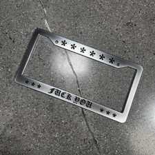 Not_Chrome Explicit License Plate Frame picture