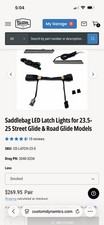 Custom Dynamics Saddlebag Latch Smoked LED Lights picture