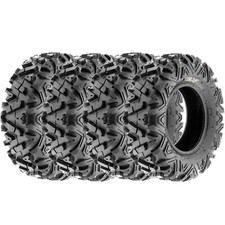 SunF 25x8-12 & 25x10-12 All Terrain ATV UTV SxS 6 Ply Tires A033 - Bundle Set picture