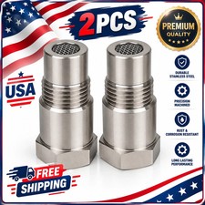 M18 x 1.5 Oxygen Sensor Thread Repair Nut Bung with Filter Screen – 2Pcs picture