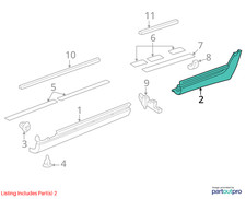 2002 Lexus LS430 Rocker Panel Guard Used Oem 7585650031C0 picture