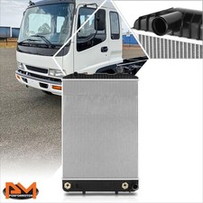 For 97-02 Chevy GMC T7500/Isuzu F-Series OE Style Aluminum Core Cooling Radiator picture