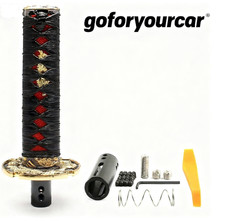 Universal 15cm Samurai Sword Automatic Gear Shift Knob Shifter Katana Metal New picture