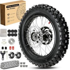 14'' Wheel 90/100-14 3.00-14 Rear Tire Rim Assembly For RM80 KLX125 KX85 YZ80  picture