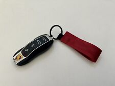 Porsche 911 GT3RS RED MINI Door Pull Style KeyChain Seatbelt Strap Lanyard 997 picture