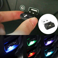 1x USB LED Car Neon Atmosphere Ambient Light Bulb Mini Lamp Interior-Accessories picture