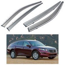 4Pcs Window Visor Vent Shade Rain/Sun/Wind Guard for 2011-2015 Honda Crosstour picture