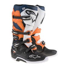 Alpinestars Tech 7 Black, Orange & White MX Off Road Boots Men's Size 16 picture