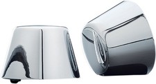 Kuryakyn 1201 Front Axle Nut Covers Chrome Pair Harley-Davidson picture