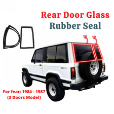 Rear Door Glass Rubber Seal Pair Isuzu Trooper / Bighorn 3D (1984-1987) picture