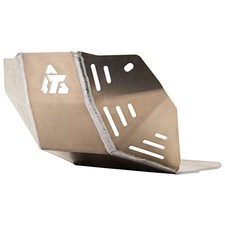 Tusk Aluminum Skid Plate Silver Compatible with Kawasaki KLR650 2008-2018 picture