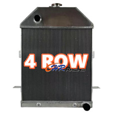 4 Row Aluminum Radiator for 1941 Ford Truck Pickup w/Chevy Configuration AT picture