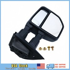Fits 2015-18 Ford F-150 Left Power Heated Black Towing Mirror w/LED Signal Lamp picture