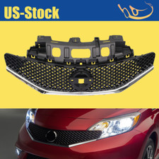 For 2015 - 2016 Nissan Versa Note SR Front Bumper Black Chrome Mesh Upper Grille picture