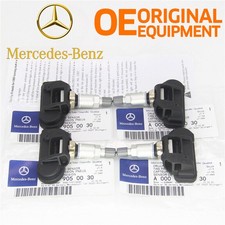 Set of 4 PCS Tire Pressure Monitoring Sensors A0009050030 TPMS Fit for Benz C300 picture