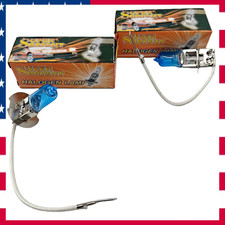 H3 Halogen Xenon Headlight Substitute 2x Light Bulb Lamp 6000K White 100W picture