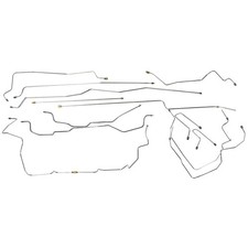 1995-99 GMC Chevy K1500 Extended Cab Shortbed Brake Line Kit Stainless Steel picture