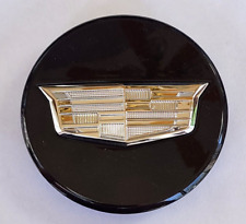 2016-18 Cadillac Escalade Center Wheel Cap Black w/Chrome Crest GM No. 19333201 picture