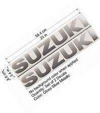 Suzuki Silver decals 750 stickers 600 gsxr 1000 sv 650 250 gsx f 8r moto gp srad picture