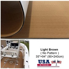 Plain Brown EVA Foam Boat Decking Self-Adhesive Faux Teak Marine Flooring picture