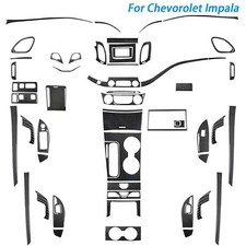 50Pcs Real Carbon Fiber Kits Whole Interior Trim For Chevrolet Impala 2014-2020 picture