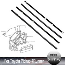 Inner Outer Weatherstrip Rubber Door Belt Seal For 1984-89 Toyota Pickup 4Runner picture