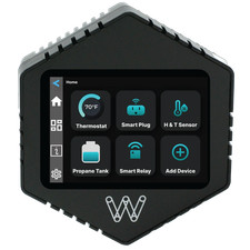AP Products Wall Thermostat Waltech Vision 2.0 LCD Readout Black Case 024-0020 picture